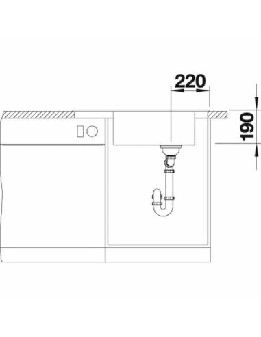 Plautuvė BLANCO ELON XL 6 S  Black |...