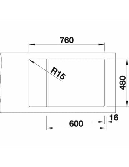 Plautuvė BLANCO ELON XL 6 S SILG PDUR Antracito | 524834
