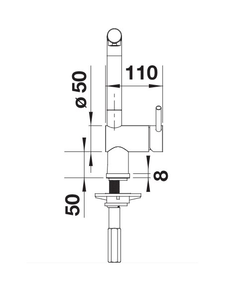 Maišytuvas BLANCO LINUS-S Triufelio HD, 517621