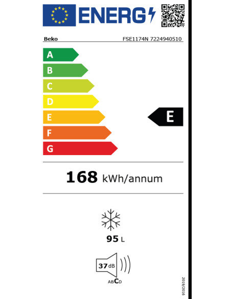 Freezer BEKO FSE1174N