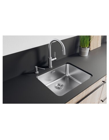 Plautuvė BLANCO SOLIS 500-U BRUSHED |...