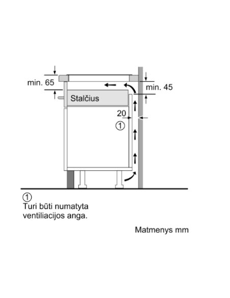 Indukcinė kaitlentė BOSCH PIE63KHC1Z
