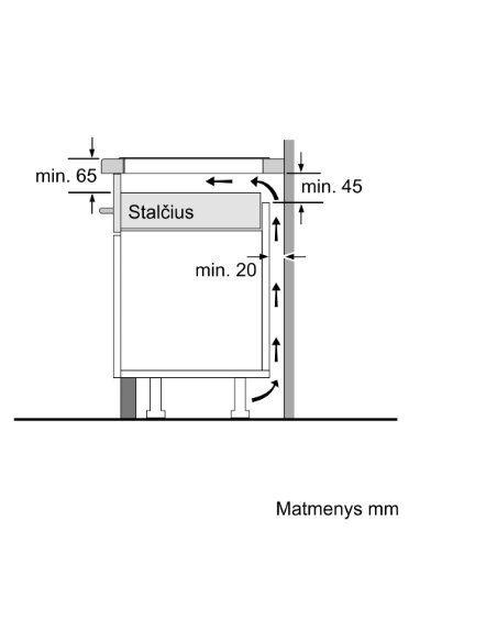 Indukcinė kaitlentė BOSCH PIE63KHC1Z