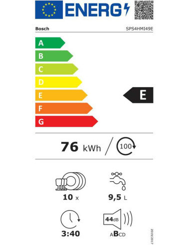 Indaplovė Bosch SPS4HMI49E