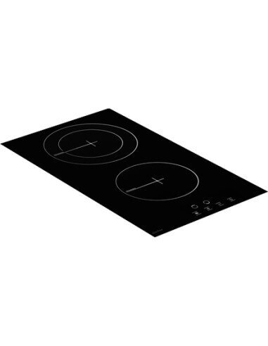 Simfer | H3.020.DEBSP | Hob | Vitroceramic | Number of burners/cooking zones 2 | Touch | Black