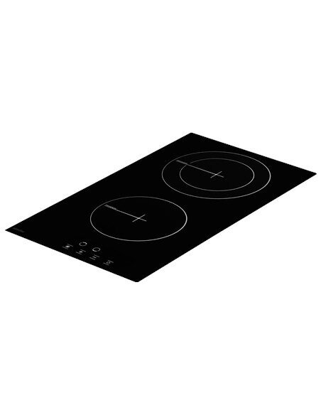 Simfer | H3.020.DEBSP | Hob | Vitroceramic | Number of burners/cooking zones 2 | Touch | Black