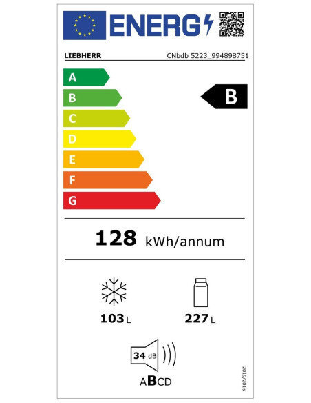Šaldytuvas-šaldiklis Liebherr CNbdb 5223 Plus NoFrost