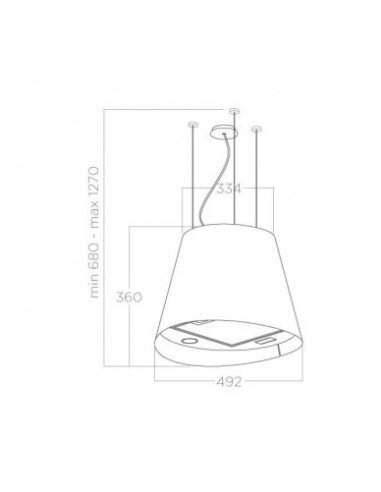 Gartraukis ELICA JUNO S WH/F/50