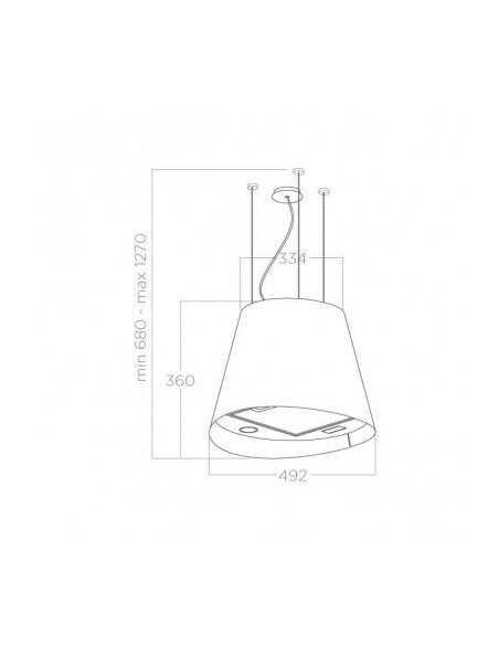 Gartraukis ELICA JUNO S WH/F/50
