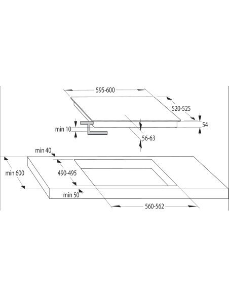 Įmontuojama kaitlentė Gorenje IT641BCSC7