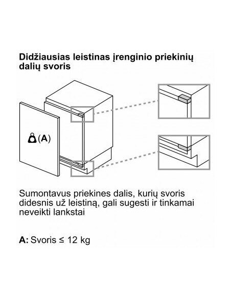 Šaldytuvas BOSCH KUR21ADE0