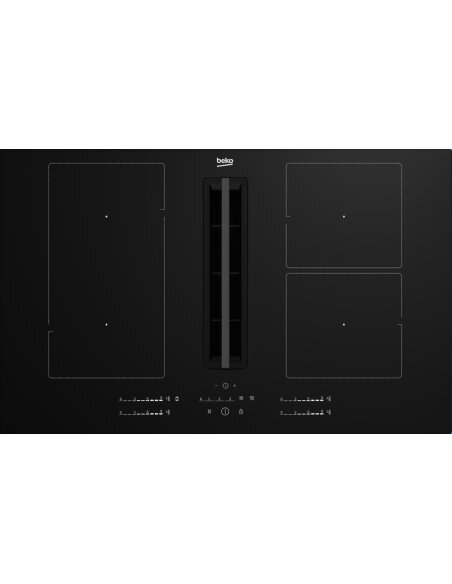 Indukcinė kaitlentė su gartraukiu Beko HIXI84700UF