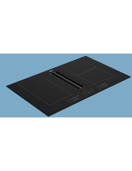 Indukcinė kaitlentė su gartraukiu Beko HIXI84700UF
