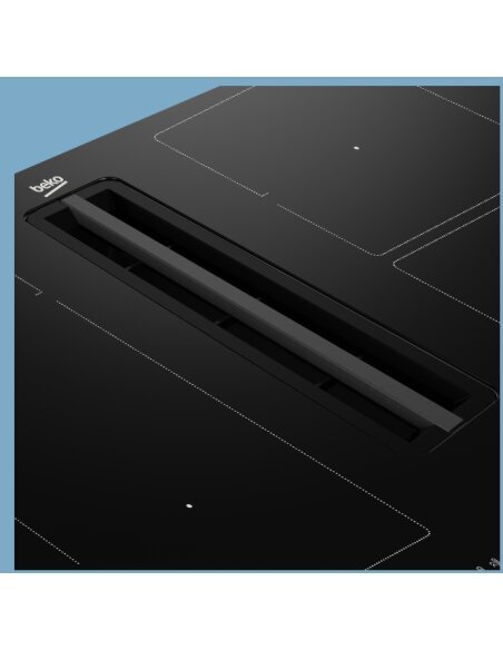 Indukcinė kaitlentė su gartraukiu Beko HIXI84700UF