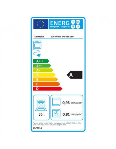 Elektrinė orkaitė Electrolux EOF3H40BX
