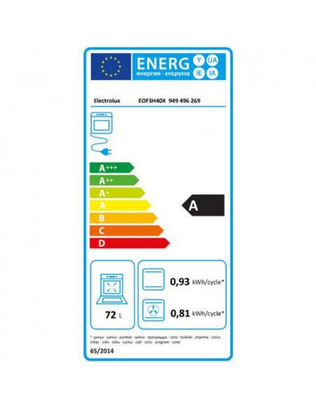 Elektrinė orkaitė Electrolux EOF3H40BX