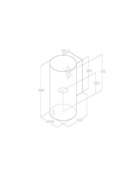 Gartraukis ELICA TUBE PRO BL/A/43