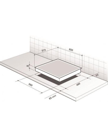 Kombinuota kaitlentė De Dietrich DPI7602BM