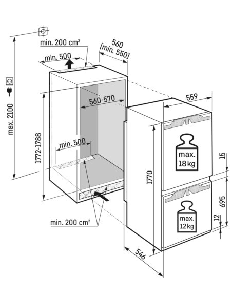 Šaldytuvas LIEBHERR ICNd 5103