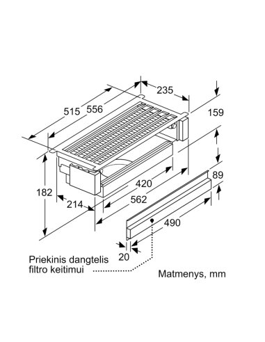 Rinkinys recirkuliacijai Bosch...