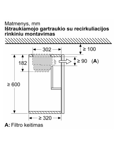 Rinkinys recirkuliacijai Bosch...