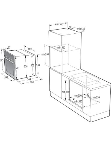 Orkaitė GORENJE BSA6747DGWI