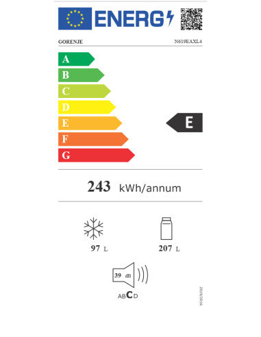 Refrigerator GORENJE N619EAXL4