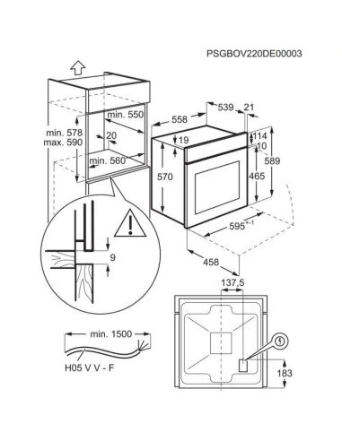 Orkaitė Electrolux EOF5C50BZ