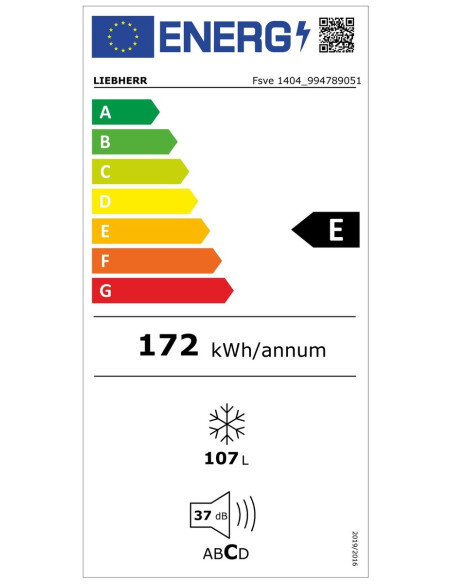 Šaldiklis su „SmartFrost“ Liebherr Fsve 1404 Pure