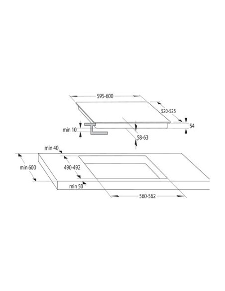 Kaitlentė GORENJE GI6401WSC