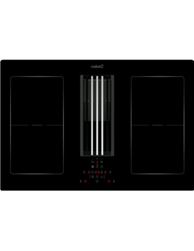 Black | Touch | 4 | CATA | IAS 770 | Induction hob with built-in hood