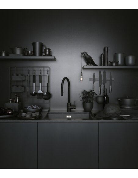 Maišytuvas Franke EOS-NEO su ištraukiama žarna, 115.0613.671 Industrine juoda