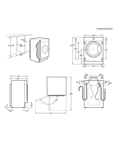 Įmontuojama skalbyklė ELECTROLUX...