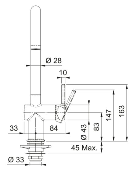 Maišytuvas Franke Active J 115.0653.395 Chromo