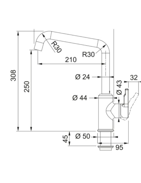 Maišytuvas Franke Urban Akmens pilka 115.0595.069