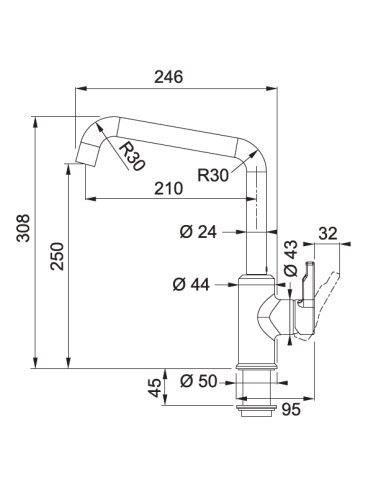Maišytuvas Franke Urban Onikso...