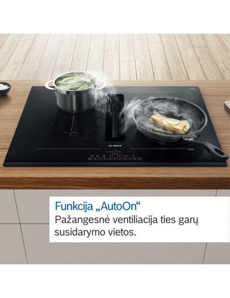 Indukcinė kaitlentė su gartraukiu Bosch PVQ811H26E