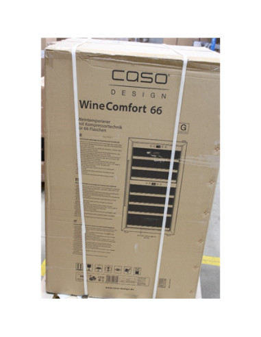 SALE OUT. Caso WineComfort 66 Wine cooler, DAMAGEED PACKAGING, DENT ON SIDE | Caso | Wine cooler | Wine Master 66 | Energy effic