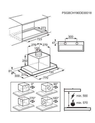 Gartraukis ELECTROLUX LFG719W