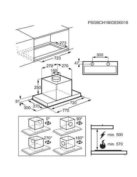 Gartraukis ELECTROLUX LFG719W