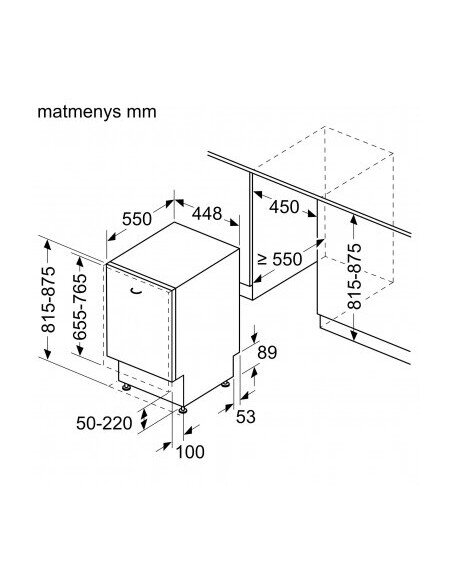 Indaplovė Bosch SPH4EMX24E
