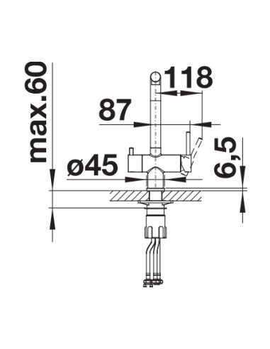 Maišytuvas BLANCO FONTAS II Juoda...