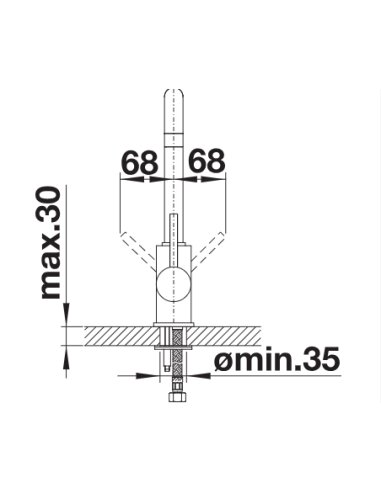 Maišytuvas BLANCO MILI chromo | 519413