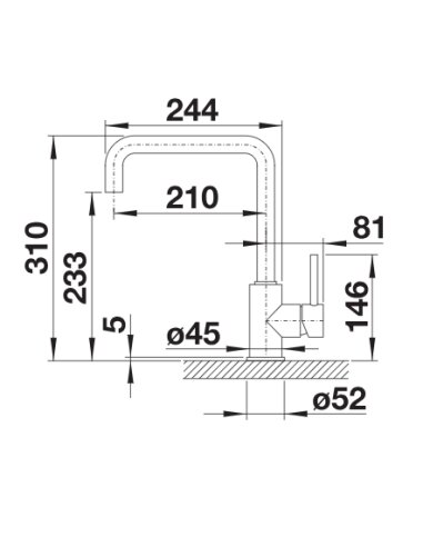 Maišytuvas BLANCO MILI chromo | 519413