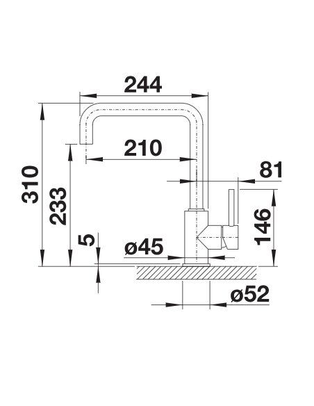 Maišytuvas BLANCO MILI chromo | 519413