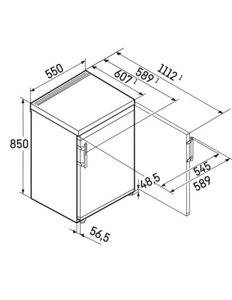 Šaldytuvas LIEBHERR Re 1400 Pure