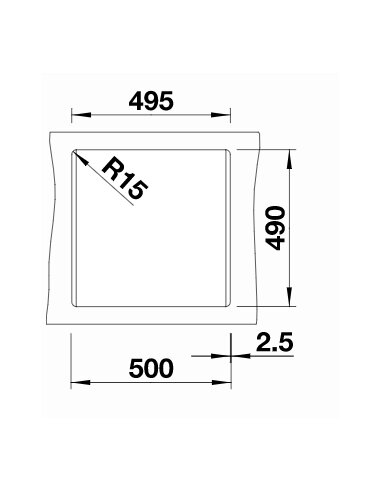 Plautuvė BLANCO DALAGO 5 SILG PDUR...