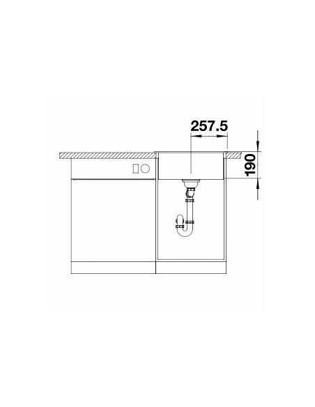 Plautuvė BLANCO DALAGO 5 SILG PDUR Antracito | 518521