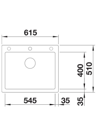Plautuvė BLANCO PLEON 6 Juoda | 525953