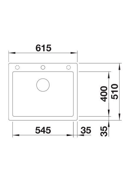 Plautuvė BLANCO PLEON 6 Juoda | 525953